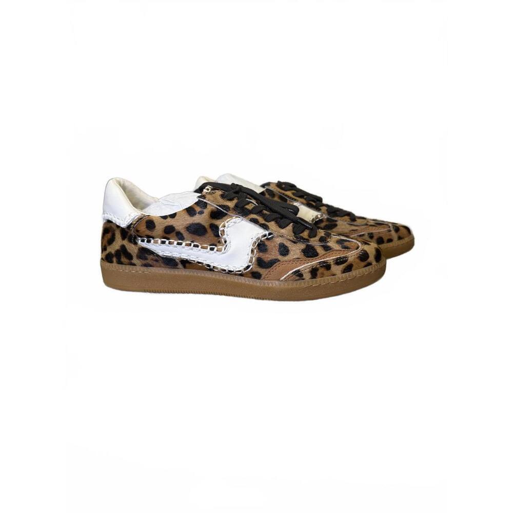 Dolce Vita “Notice” Leopard Calf Hair Sneakers – Size 9.5 (new)